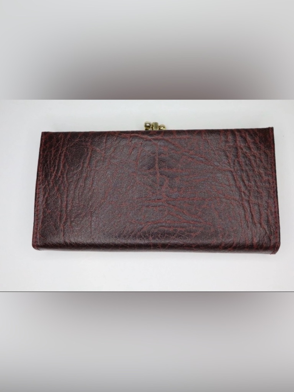 Vintage Winfield Classic Genuine Leather Burgundy Wallet/Card Holder